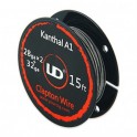 Fil résistif Clapton Kanthal A1 (2x28GA+32GA+Ribbon) par 15FT de Youde