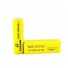 Batterie 20700 Listman 3400 mAh 40A