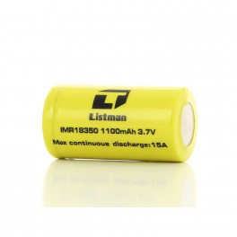 Batterie 18350 - 1100 mAh de Listman