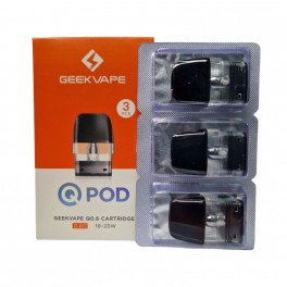 Cartouche 2 ml Pod Q en 0.6 ohm de Geekvape